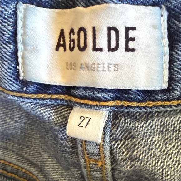 Agolde Women’s Classic Denim Button fly Jeans. Create a bundle and save! - Picture 9 of 9